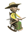 dude in rocking chair